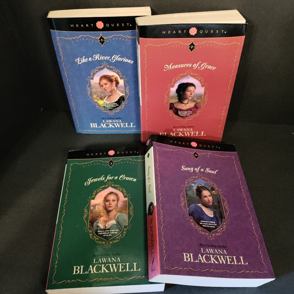 A Set of 4 PAPERBACK books, VICTORIAN SERENADE by Lawana Blackwell⭐